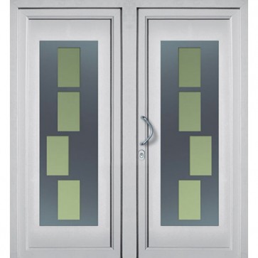 AV-170 2-flügelige Aluminium Haustür