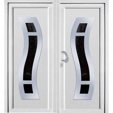 DV-183 2-flügelige Kunststoff Haustür